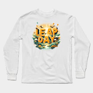 Leap Day - Vibrant Nature Long Sleeve T-Shirt